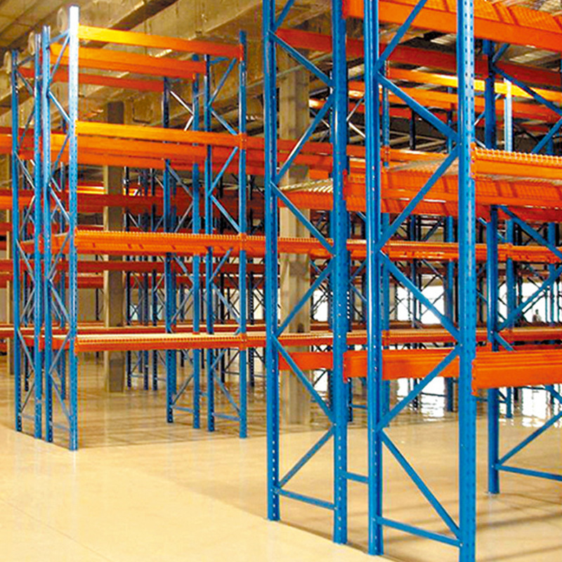 Factory Made Heavy Duty Metal Pallet Racking Shelf With Teardrop Upright and Beam