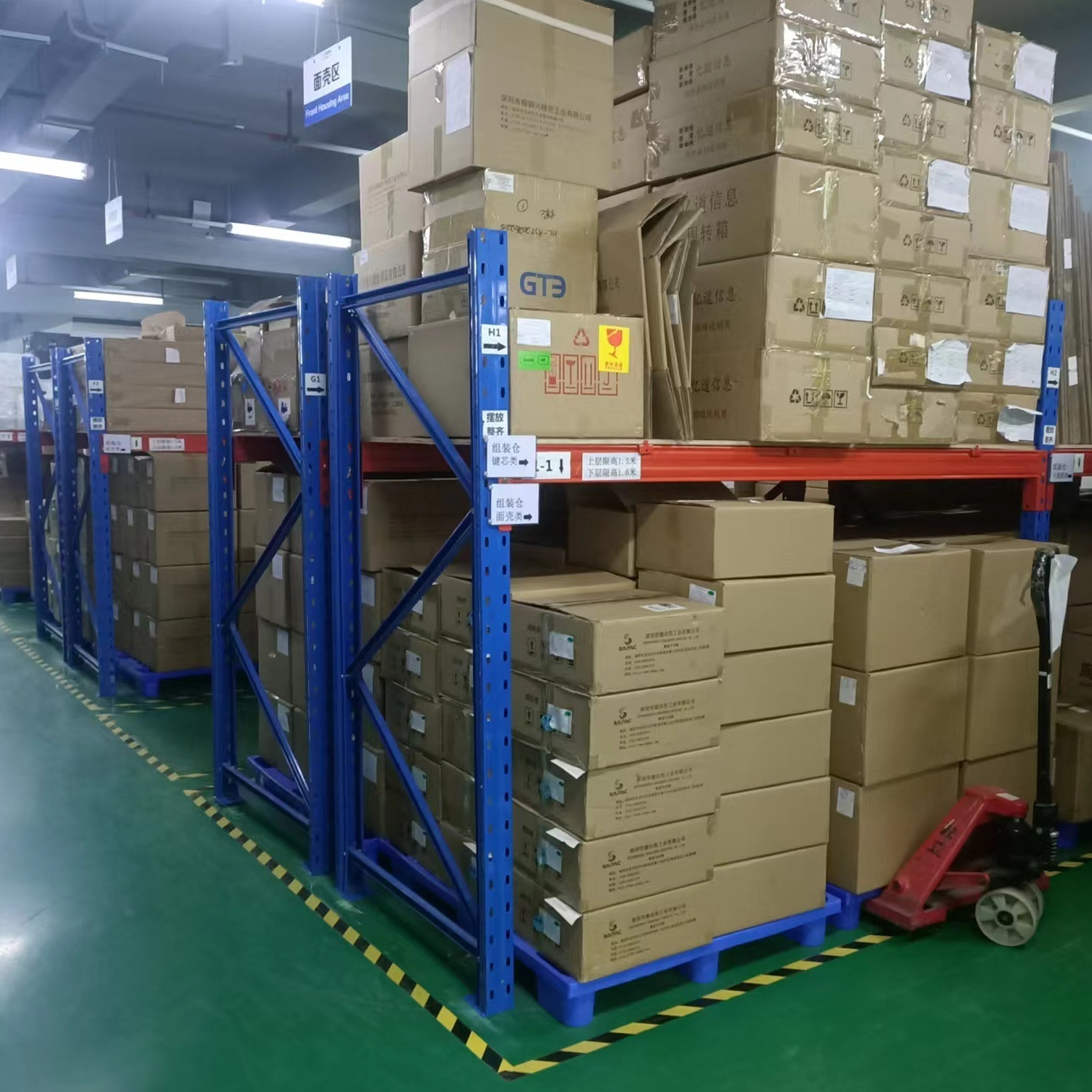 Heavy-Duty Industrial Selective Pallet Rack System Efficient 5-Layer Adjustable Metal Warehouse Racking Bolt Structure Storage