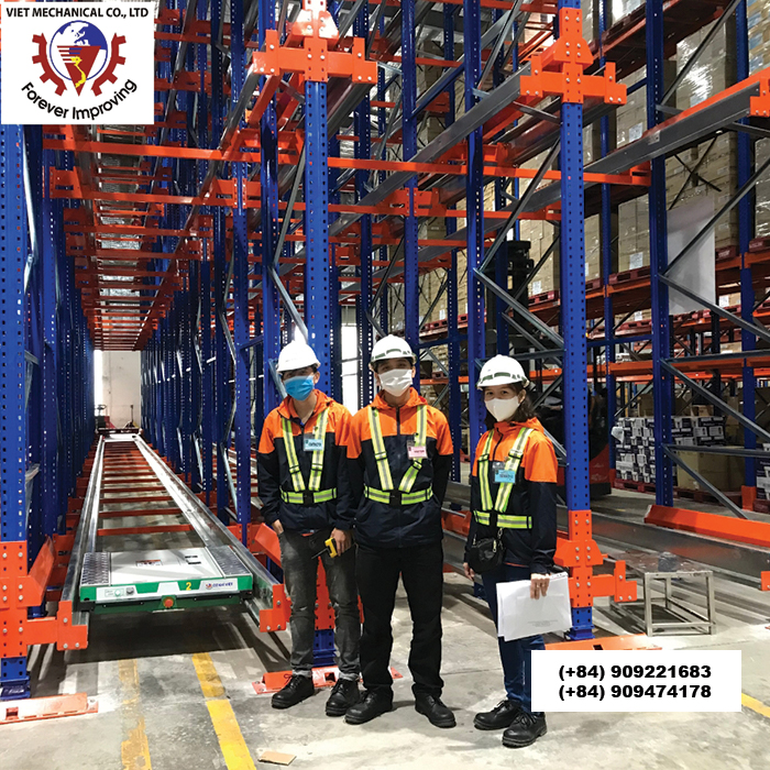 Automated Warehouse Racking System With Pallet Radio Shuttle Rack Made In Vietnam For High-Quality And Space-Efficient Storage
