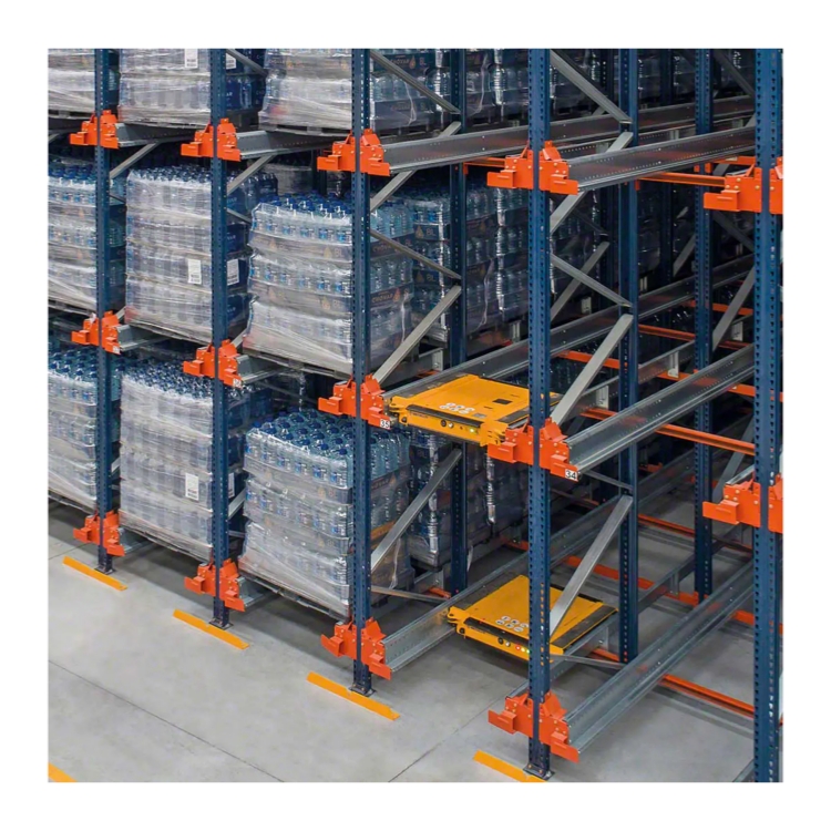 Peterack CE Certified Automatic Warehouse Stacking Racks Shelves Radio Shuttle Racking System Four Way Pallet Radio Shuttle Rack