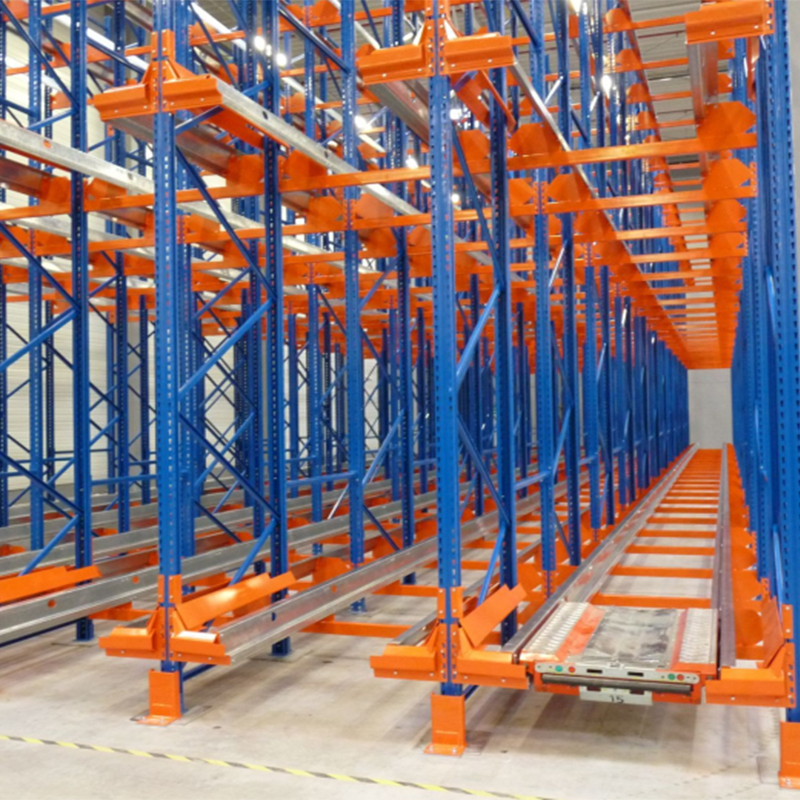China Factory Direct Heavy Duty Steel Shelving Warehouse Automatic Two-Way Radio Shuttle Rack System Pallet Racking for Storage