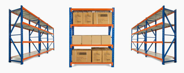 Heavy Duty Steel Pallet Racking Powder Coated Warehouse Storage Rack Industrial Metal Shelving System