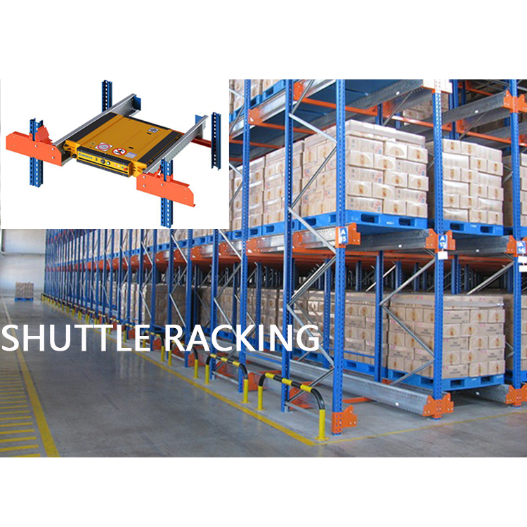 High-Density Shuttle Rack System 4-Way Shuttle Racking Asrs Rack Four Way Radio Shuttle Racking
