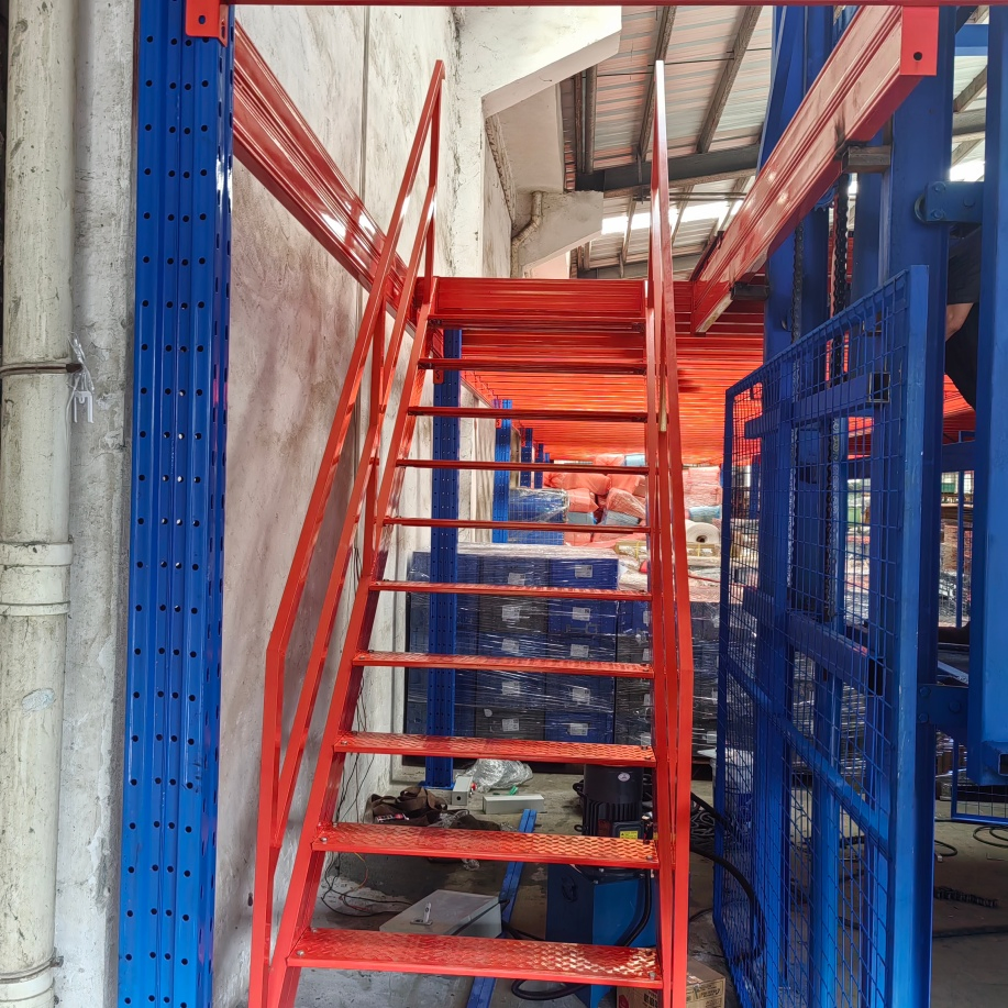 New Product Adjustable High Quality Warehouse Hoist Lift Attic Mezzanine Rack Mezzanine Floor for Multi-Tier Rack Supported