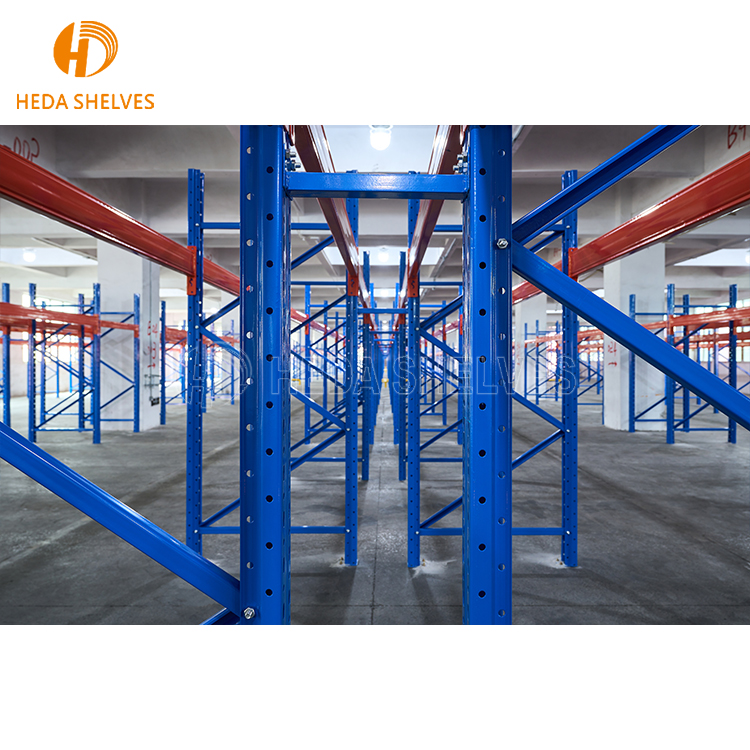 Wholesale Warehouse Racking System Heavy Duty Metal Iron Shelving Warehouse Storage Push Back Push Back Pallet Racking Systems