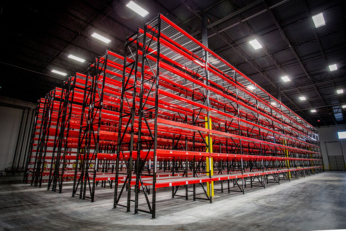 Racking System WarehouseStorage Pallet Racking System Heavy Duty Rack Industrial Wire Shelving Rack Wire Mesh Deck Racking