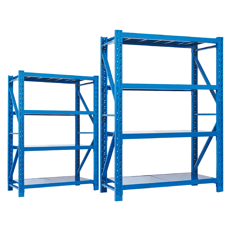 Medium Duty Adjustable Racking Bolted Shelving Wholesale 5 Layer 300-800kg Per Level Cold Rolled Steel For Workshop Storage