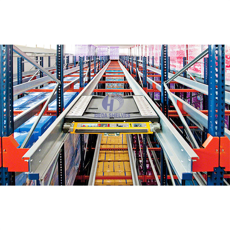 Stacking Racks and Shelves High-Density Pallet Shuttle Racking Price 4-Way Shuttle Asrs System for Efficient Pallet Handling