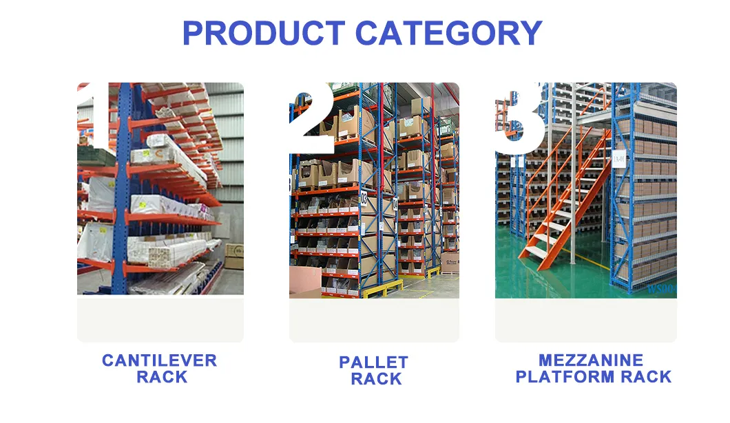 Durable Good Fuction Industrial Storage Rack Supported Q235 Steel Mezzanine Floor System for Warehouse Storage