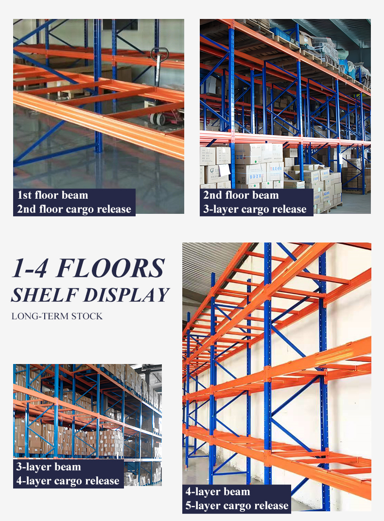 Heavy Duty Steel Warehouse Industrial Pallet Storage Shelf Rack Part 2
