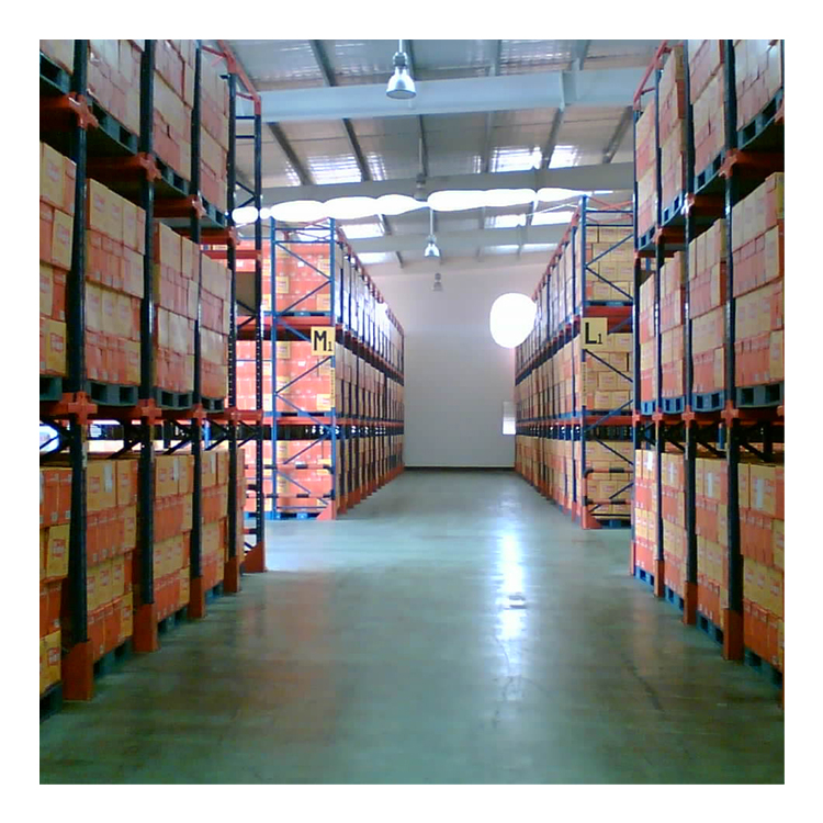 Factory Price Drive-in Rack Multi-tier Through Racking System Customized Industrial Warehouse Rack Heavy Duty Pallet Rack System