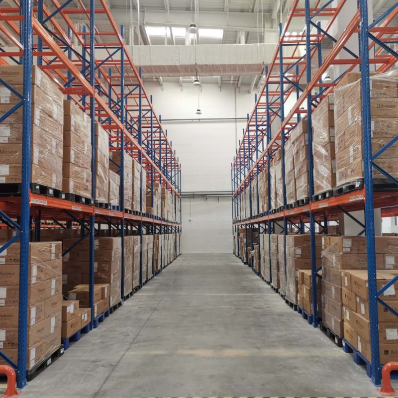 Selective Warehouse Pallet Racks Custom High Load Heavy-Duty Pallet Racking for Industrial Food Beverage Cold Chain Warehouse Pallet Rack Inventory Management