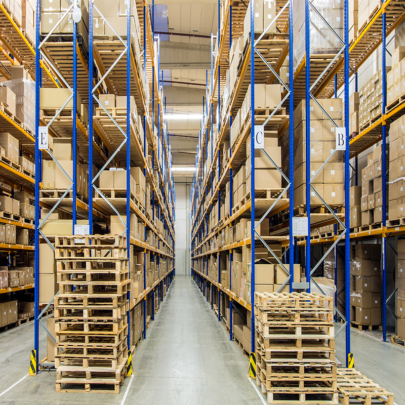 Factory Direct Customized Heavy-Duty Steel Warehouse Selective Pallet Racking Push Back Shelf Industry Adjustable Pallet Storage