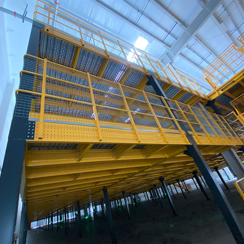 Steel Heavy Duty Storage Metal Shelving Kitchen/Glass Pallet Tyre Mezzanine Rack with Warehouse Equipment/ Workbench