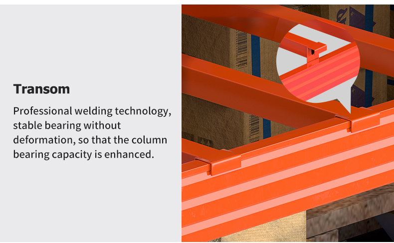 Industrial Heavy Duty Storage Shelves System Stacking Units Metal Rack Warehouse Steel Pallet Racking