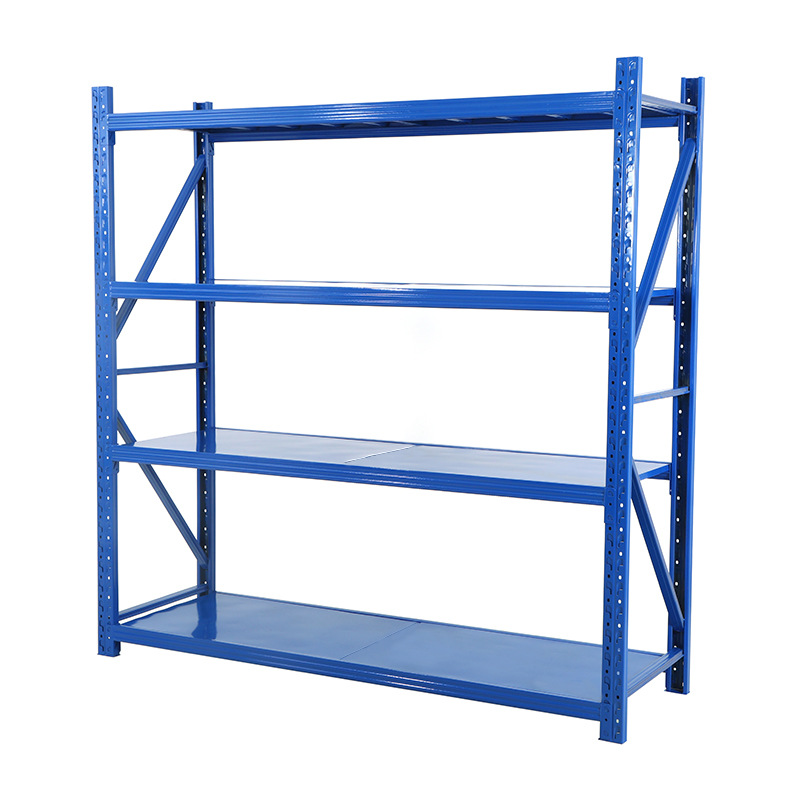 Warehouse Shelves Storage Racks Heavy-Duty Medium-Duty Light-Duty Multi-Layer Cold Rolled Steel Beam Racks Powder Coated