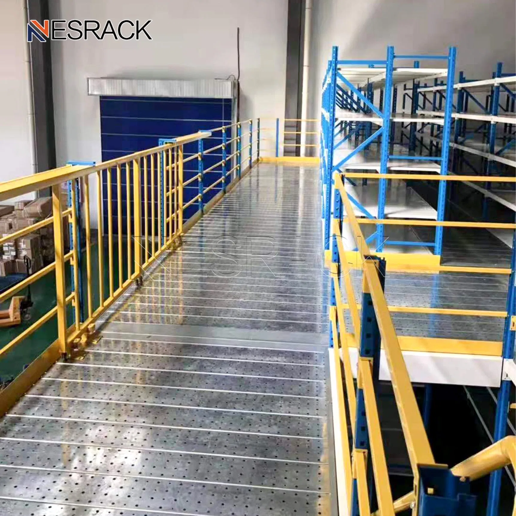 Office Second Floor System Racking Warehouse Platform Mezzanine Racking for Toy Manufacturing Logistics Centers