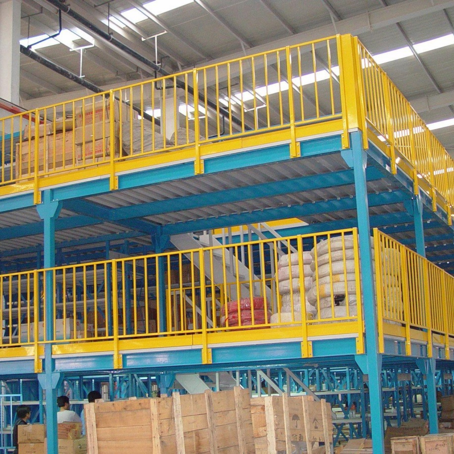 Wholesale Low Price Easy-Assembly Low-Maintenance Stainless Mezzanine Shelves Rack for Warehouse