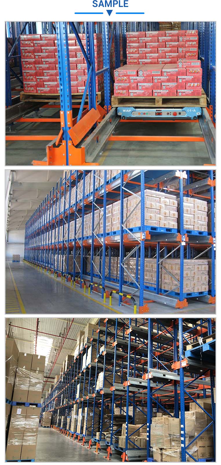 China Warehouse Automatic Racking Radio Car Pallet Shuttle Systems Details