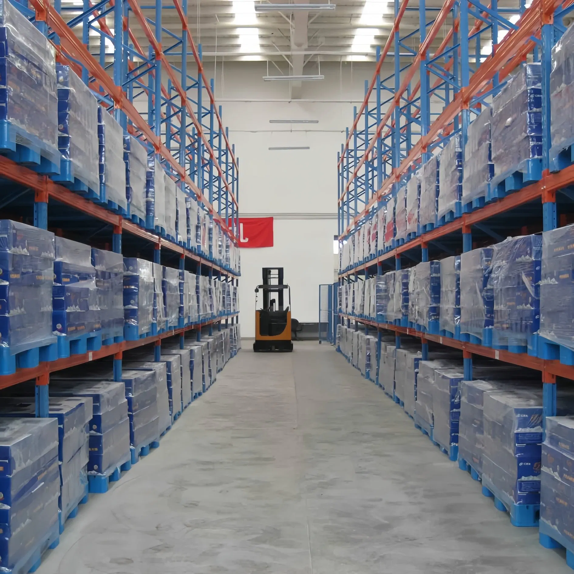 Heavy Duty Selective Stacking Galvanized Automated Warehouse Storage Steel Pallet Rack