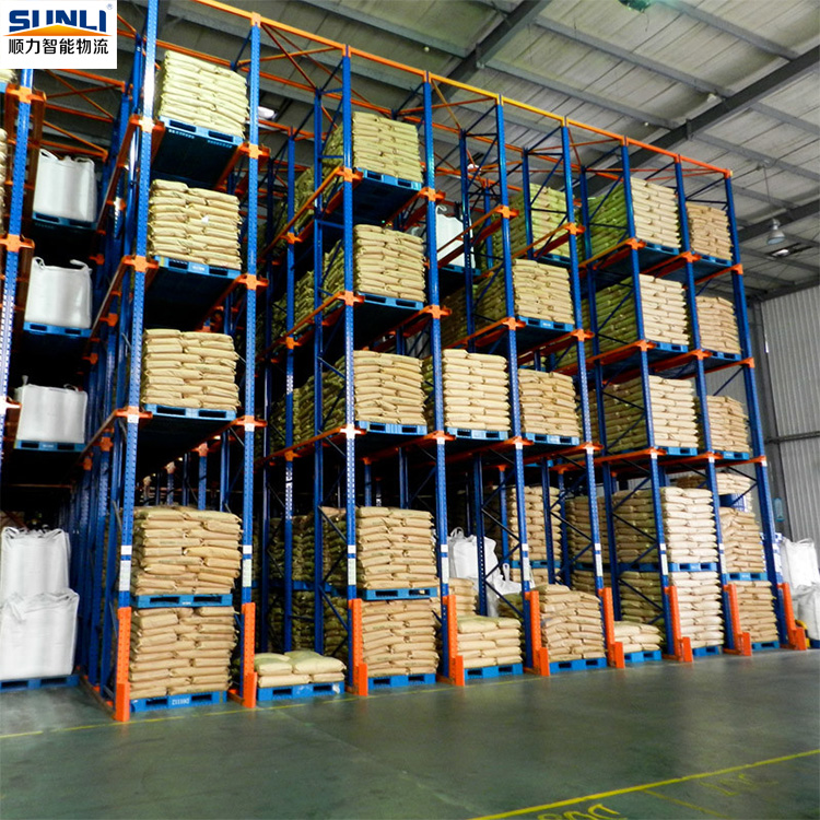 Factory Directly Steel Multi-Layer Narrow Aisle Heavy-Duty VNA Pallet Racking Shelves Warehousing Storage VAN Shelving System