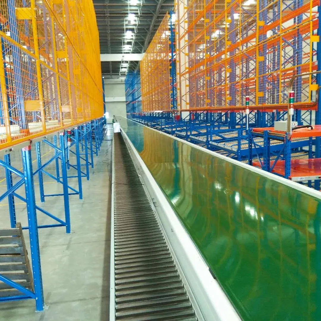 Gravity Flow Roller Rack Heavy Duty Steel Roller Shelf for Warehouse Fifo Storage System Industrial Customized Size Roller Rack Adjustable Gravity Flow