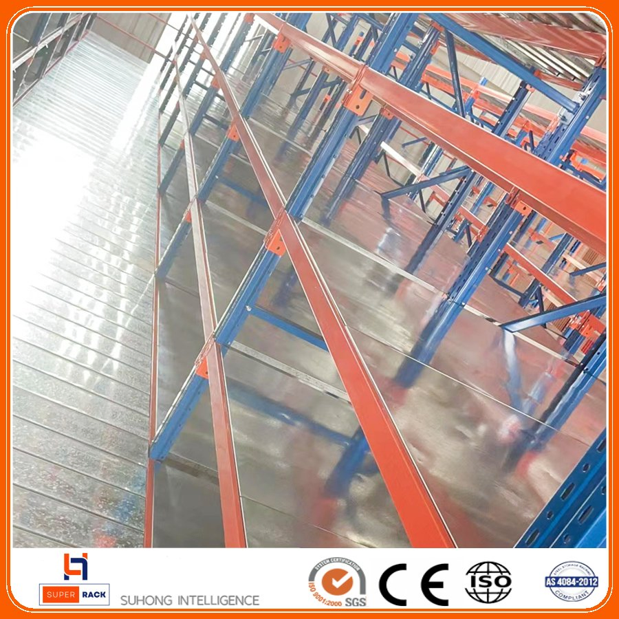 Leading Factory Industrial Warehouse Customized Design Multi-Level Enhancing Storage Capacity Steel Platform Racking System Galvanized Mezzanine Rack Floor Deck