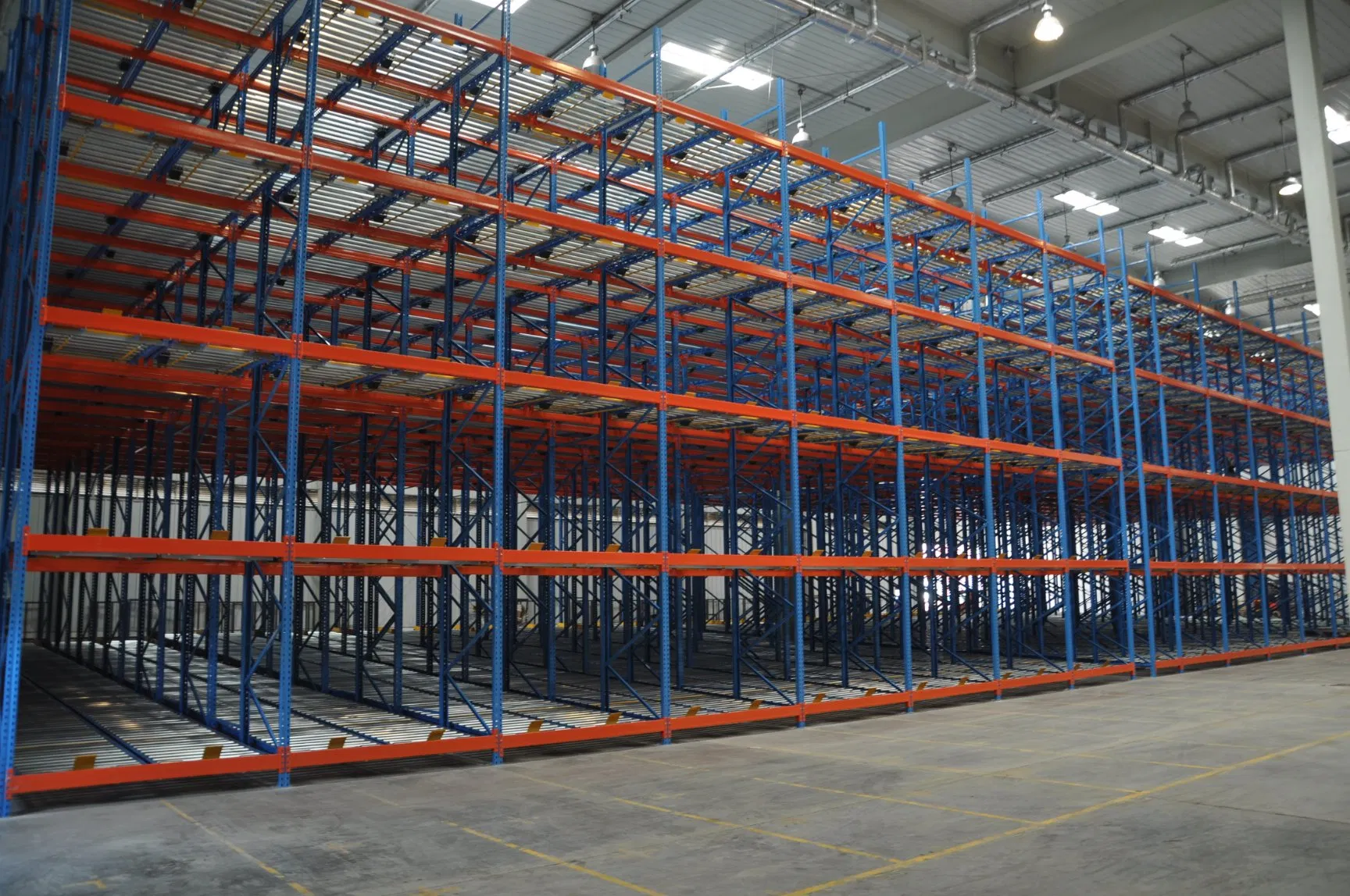 Heavy Duty Gravity Flow Racking, Gravity Flow Pallet Rack System, Gravity Pallet Flow Racking