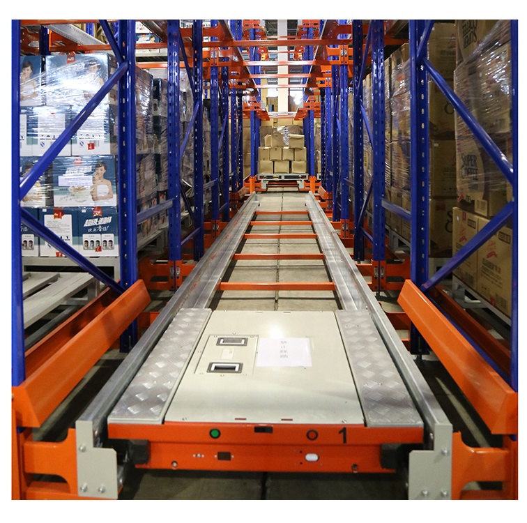 Jracking CE-Certified Radio Shuttle Rack System Space-Saving &amp; Automated Storage Racking For Cold Storage Warehouses