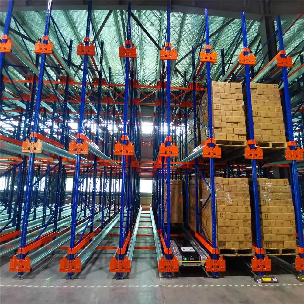 Heavy Duty Steel Customized Radio Shuttle Pallet Racking for Industrial Warehouse Storage