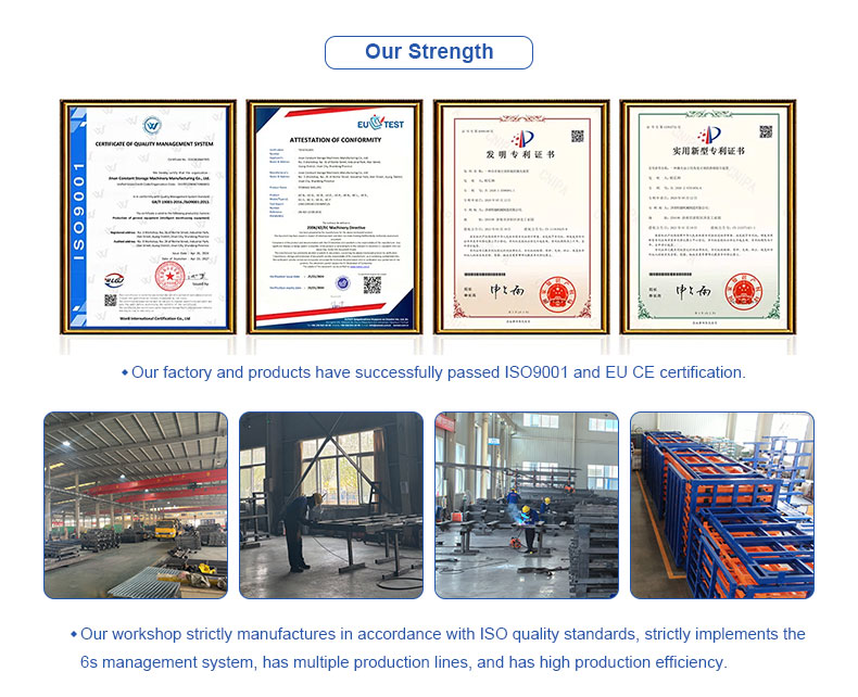 Customized Industrial Profile Steel Storage Rack System Automatic Warehouse Unit Profile Pipes For Warehousing Warehouse Usage
