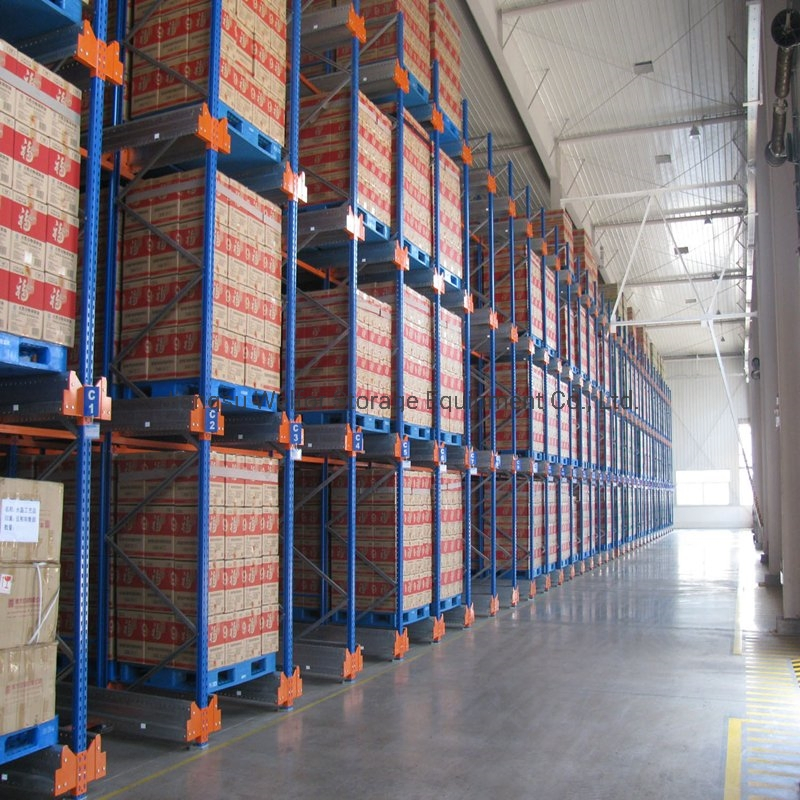 Heavy Duty Steel Customized Radio Shuttle Pallet Racking for Industrial Warehouse Storage