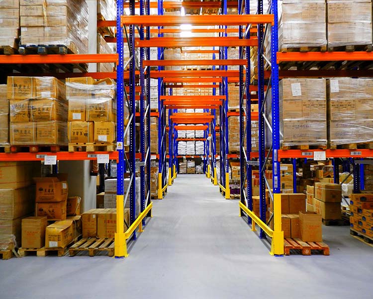 Heavy Duty Steel Pallet Racking Powder Coated Warehouse Storage Rack Industrial Metal Shelving System