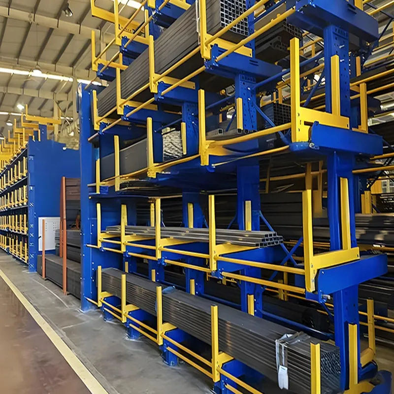 Roll out Storage System for Long Material Storage