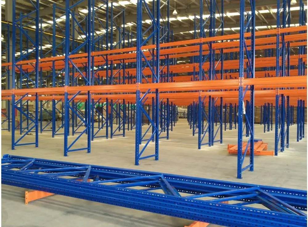 Heavy Duty Selective Stacking Galvanized Automated Warehouse Storage Steel Pallet Rack