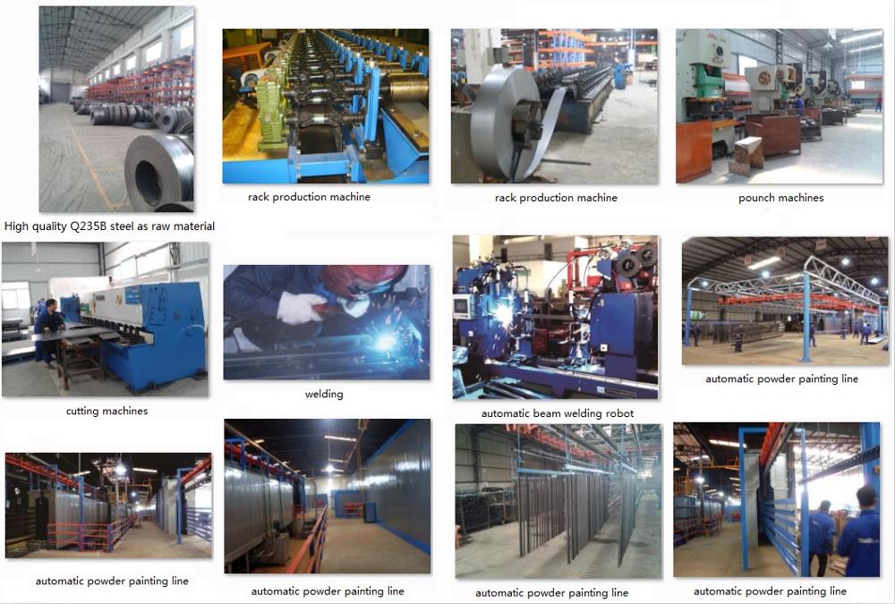 Radio Shuttle Car Racks Moving Movable Pallets Shelving Automatic Racking System