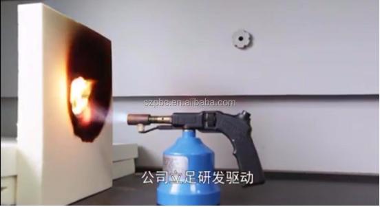 Flame retardant test
