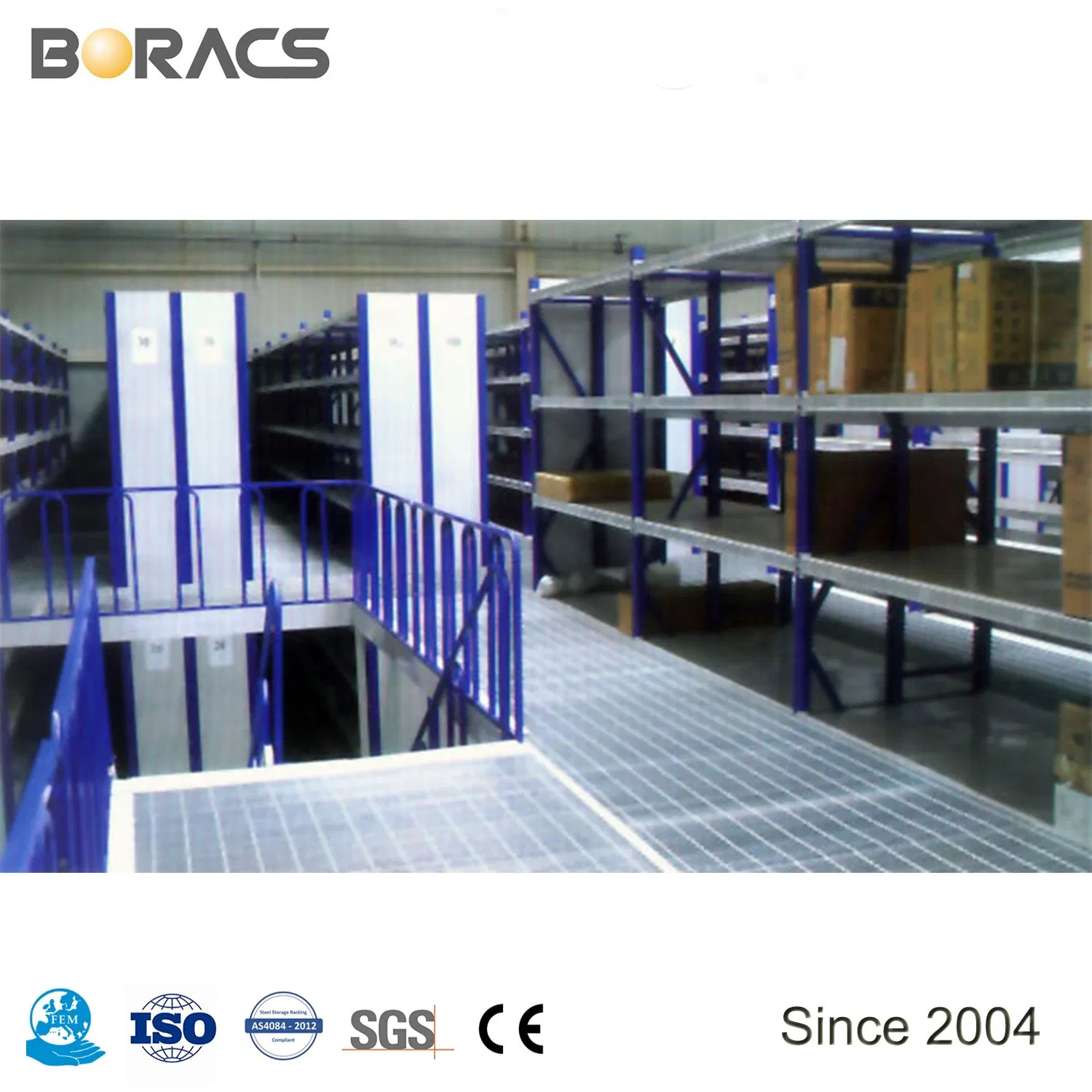 OEM Storage Warehouse Industrial Mezzanine Decking Racking Manufacturer Warehouse Multi-Level Flooring Mezzanine Rack