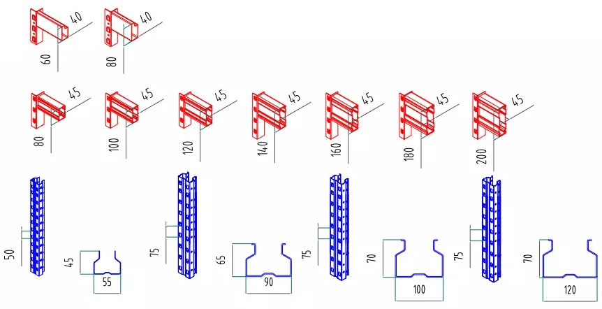 Heavy Duty Pallet Racks Redirack Teardrop Hole Canada Storage Racking System Drive-in Mezzanine System