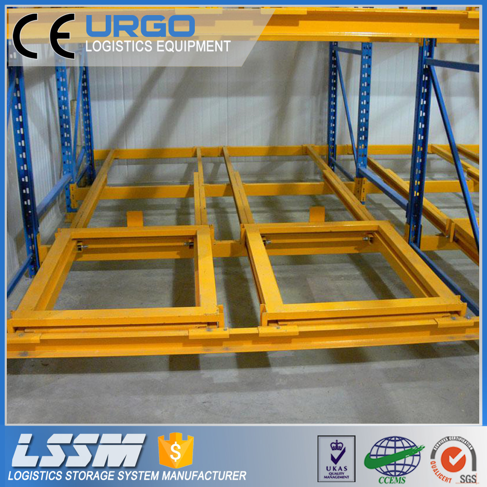 Warehouse Storage Push Back Racks Flow View