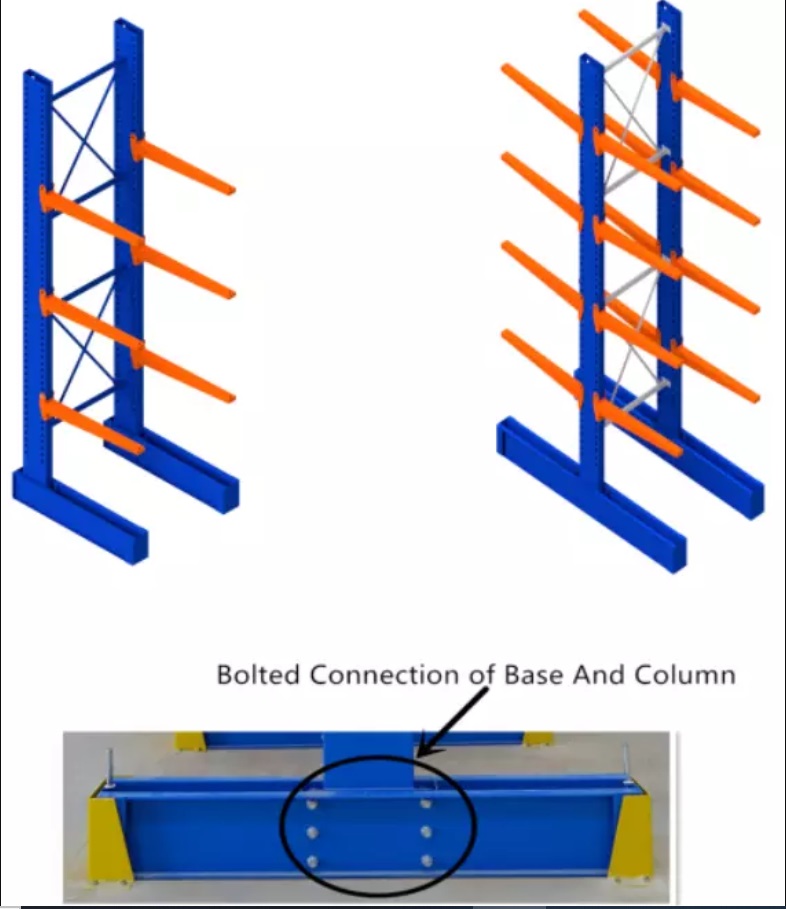 Wholesale High Density 5-Layer Steel Cantilever Rack Radio Shuttle Rack CE Certified 1500kg/Arm Capacity Hot Dip Galvanized BHD