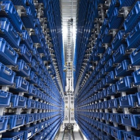 Pharmacy Miniload Asrs Electronic Miniload Automated Warehouse System Shelving Rack