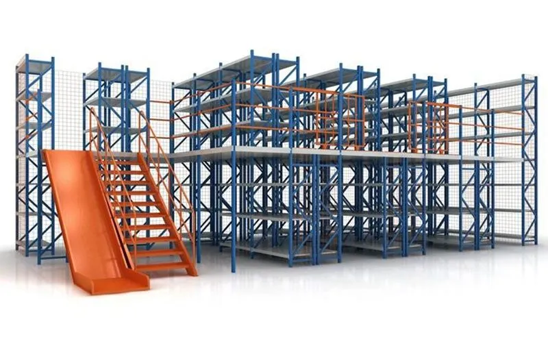 Medium Duty Storage Rack Selective Storage Mezzanine Warehouse Rack /Mezzanine Floors