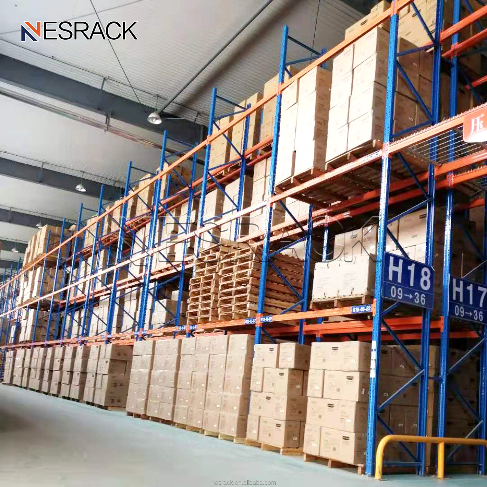 Heavy Duty 5 Layer Teardrop Pallet Rack Durable Warehouse Storage Rack Adjustable Pallet Shelves Racks ISO Standard CE Certified