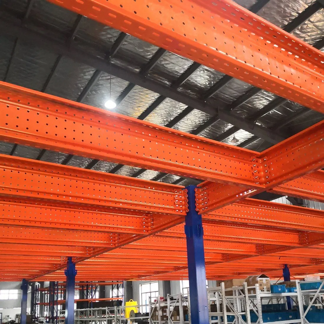 Warehouse Storage Pallet Steel Mezzanine Racking
