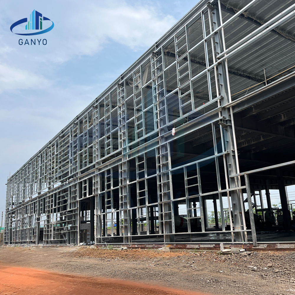 Customized Heavy Duty Prefabricated Steel Structure Mezzanine Floor For Warehouse Storage Platform, Workshop, Hangar Building