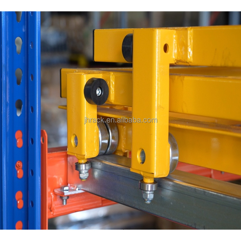 Factory Customized Steel Warehouse Storage Heavy Duty Mobile Push-Back Pallet Rack Push Back Racking System With CE Certificated