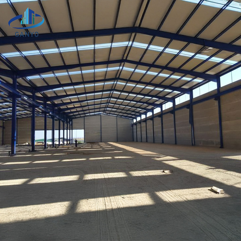 Steel Structure Building Large Span Warehouse For Industrial Storage And Logistics | Warehouse Storage | Ganyo Steel Structure