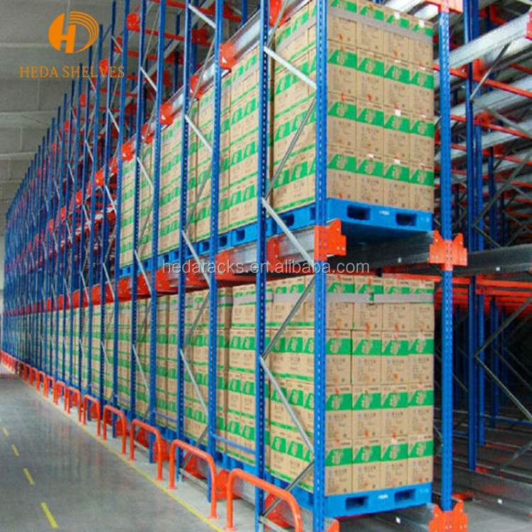 High Density Storage Rack Heavy Duty Drive in Pallet Racking System Design Double Deep Pallet Racks