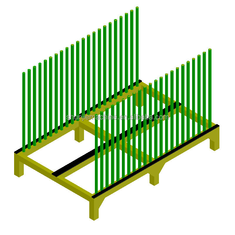 Customized 21 Slots 3000lb Multi-layer Insulating Glass Storage Rack Door Window Transport Rack